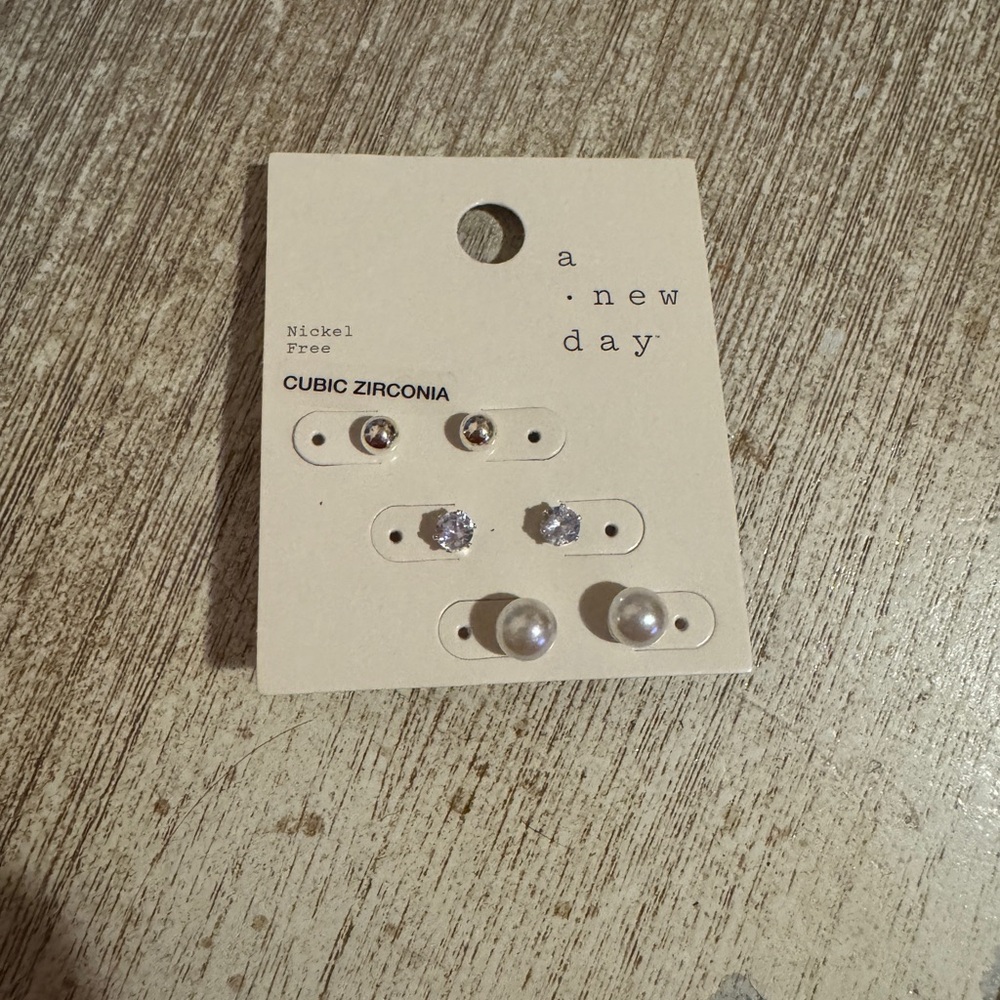 A New Day tSet of 3 Stud Earrings